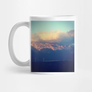 Sunset landscape Mug